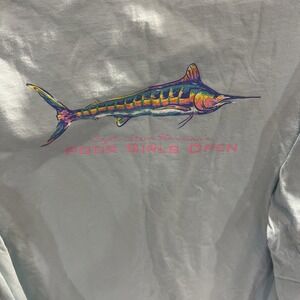 Poor Girls Open CptSteve Harman Women's  Tournament Fishing Shirt Rare Collect64